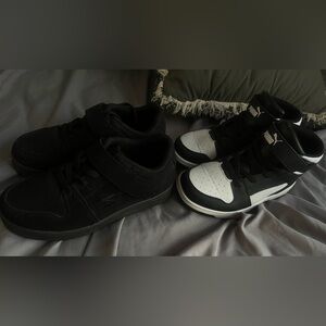 Kid Boys Oreo Puma High Top Sneakers & Black Starter Hook and Loop Shoes 1C